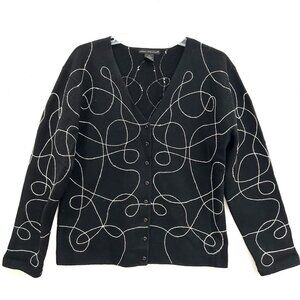 Sarah Spencer wool sweater cardigan